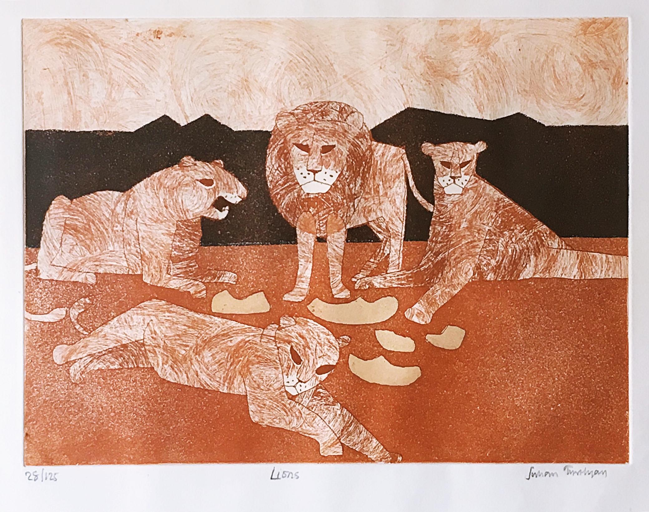 Lions ( Turner 194) - Print by Julian Trevelyan