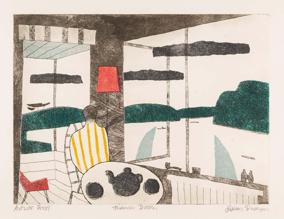 Thames Ditton - Contemporary Interior 20th Century Print