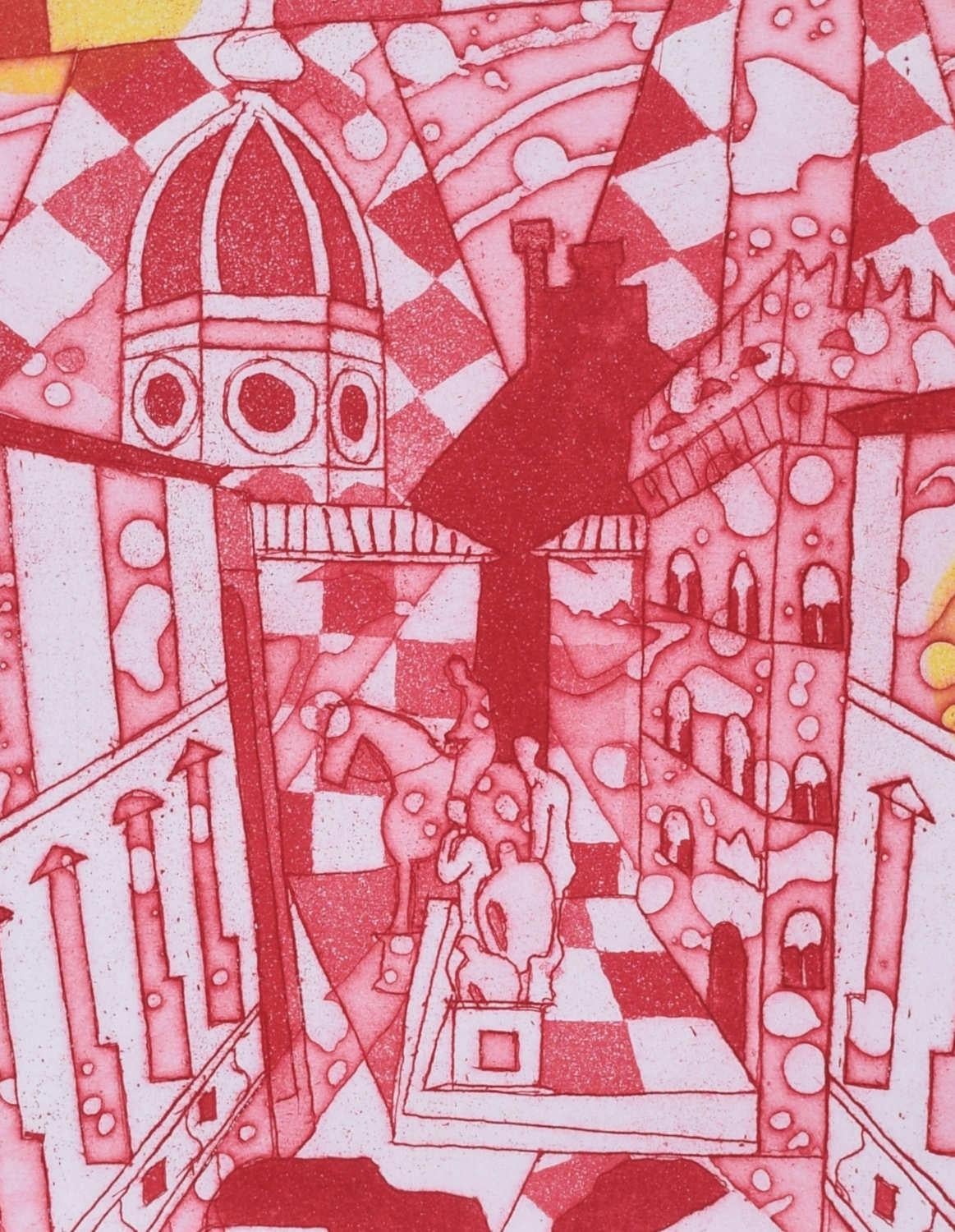 Acquaforte della Galleria Ufizzi di Julian Trevelyan in vendita 5