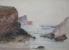 Late 19th Century Tonalist Maine Coast Seascape