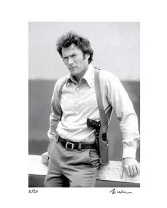 Clint Eastwood on the Set of Magnum Force, Photograph by Julian Wasser - 2/20