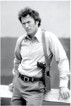 Vintage Clint Eastwood on the Set of Magnum Force, Photograph by Julian Wasser - 2/20