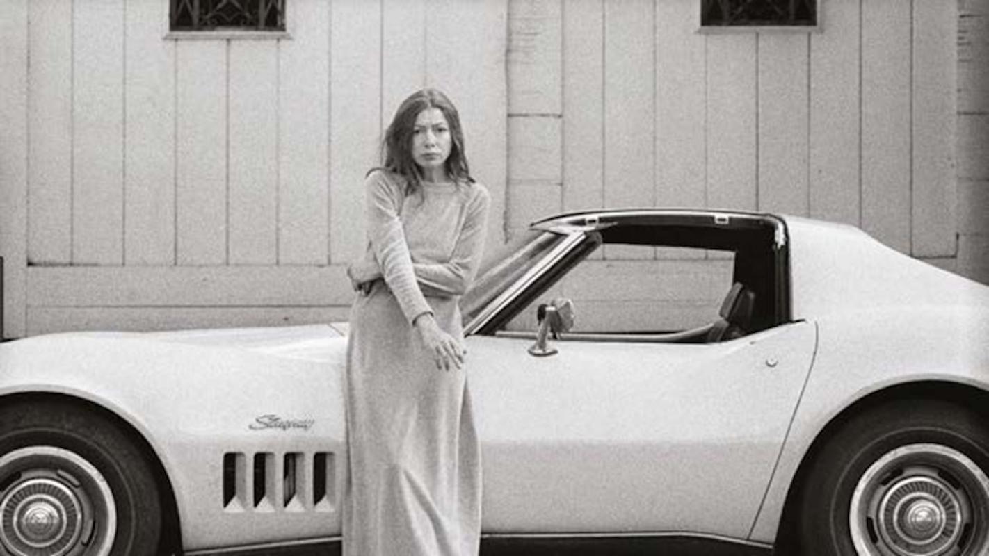 Julian Wasser Black and White Photograph - Joan Didion