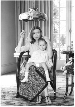 Joan Didion With Her Daughter, 1968 Los Angeles 