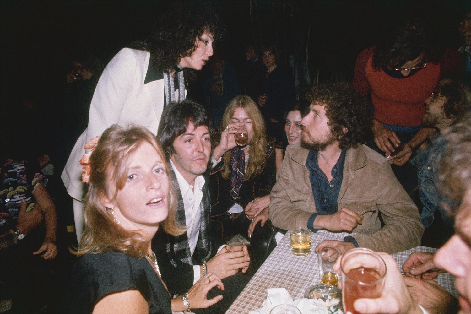 Bob & Sara Dylan, Paul & Linda McCartney, Cher & Gregg Allman by Julian Wasser  