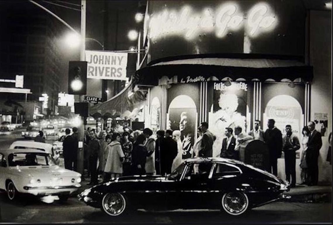 Julian Wasser Black and White Photograph - Whisky A-Go-Go, Los Angeles, CA 1964