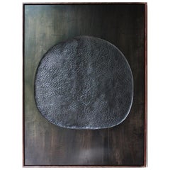 Julian Watts "New Moon" Black Painting