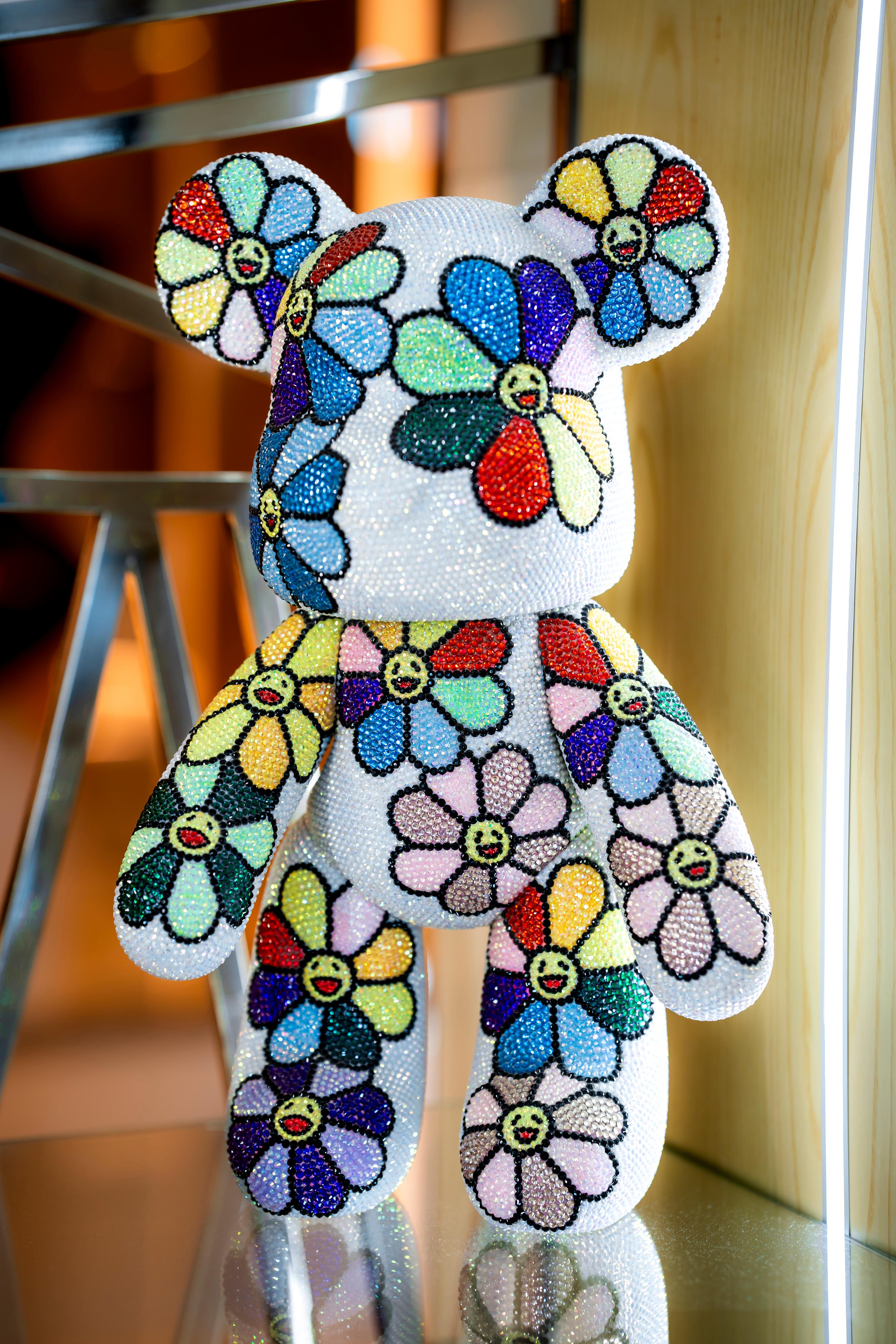 Unity Blooming Bear - Sculpture by juliana berdugo