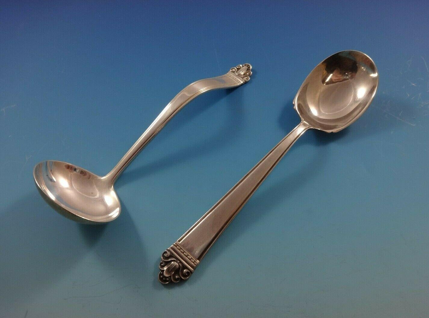Set di posate in argento Juliana by Watson Silver Servizio 143 pezzi Cena e Pranzo in vendita 3