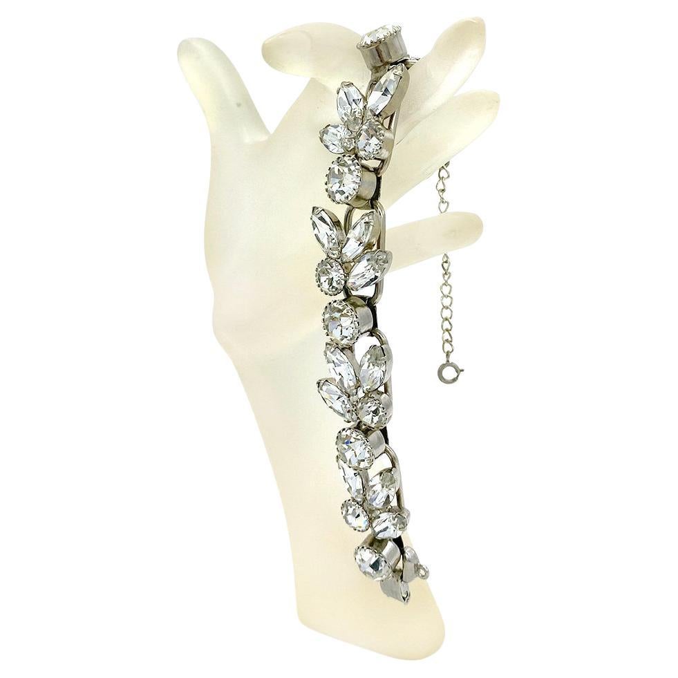 Juliana D&E Bracelet à maillons avec strass clairs parfait pour les mariages en vente 3