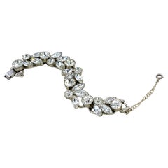 Juliana D&E Bracelet à maillons avec strass clairs parfait pour les mariages