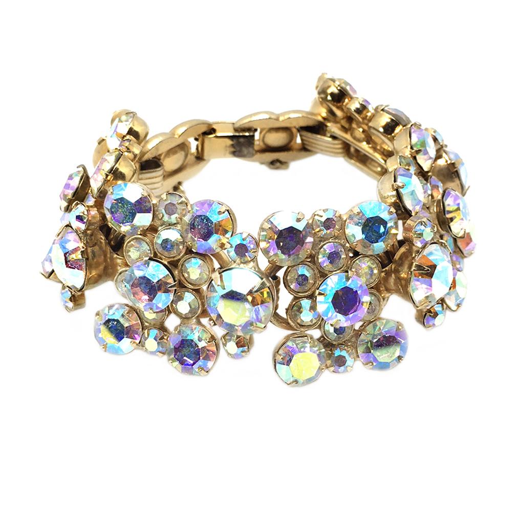 Juliana D&E Hollywood Regency Style Rhinestone Bracelet Perfect for Weddings In Good Condition For Sale In Atlanta, GA
