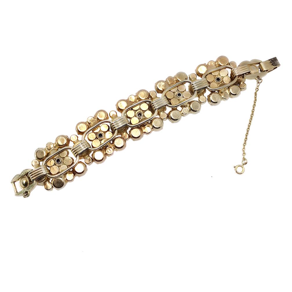 Women's Juliana D&E Hollywood Regency Style Rhinestone Bracelet Perfect for Weddings For Sale
