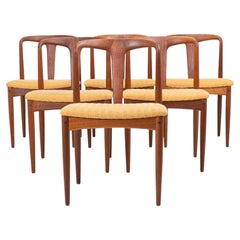 Juliane Dining Chairs by Johannes Andersen for Uldum, 1960s, Set of 6