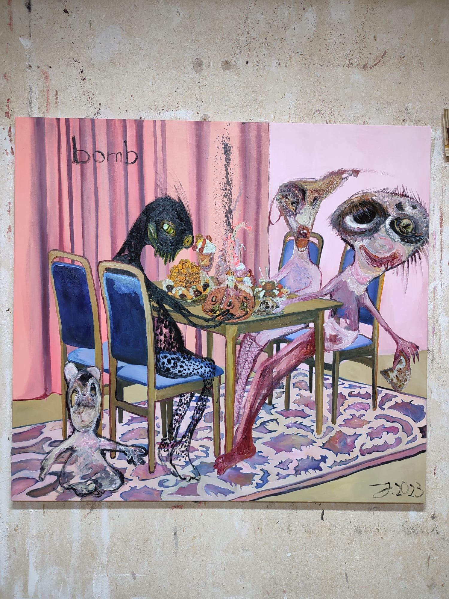 German Contemporary Art by Juliane Hundertmark - Bomb For Sale 2