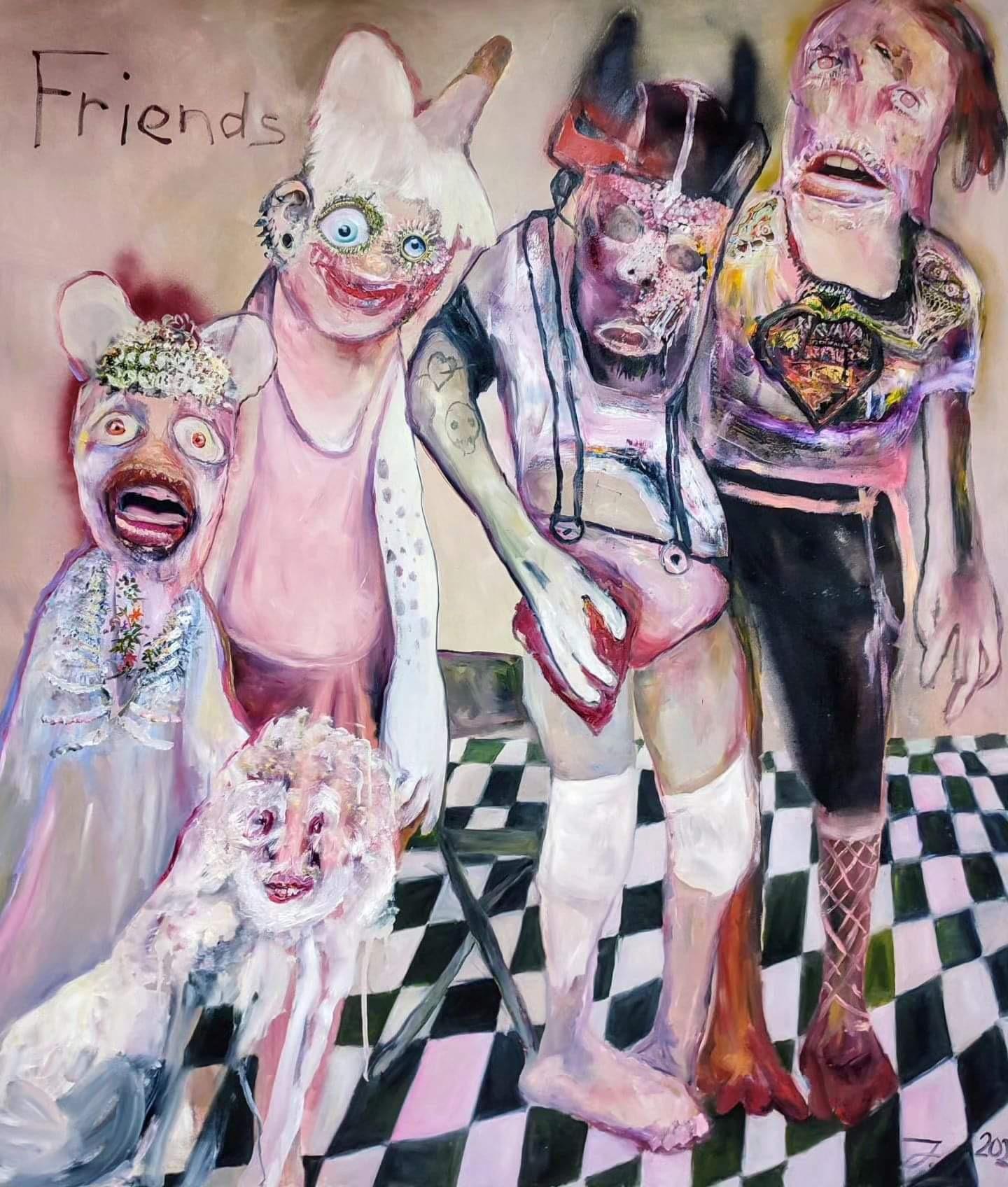 Zeitgenössische deutsche Kunst von Juliane Hundertmark - Freunde
