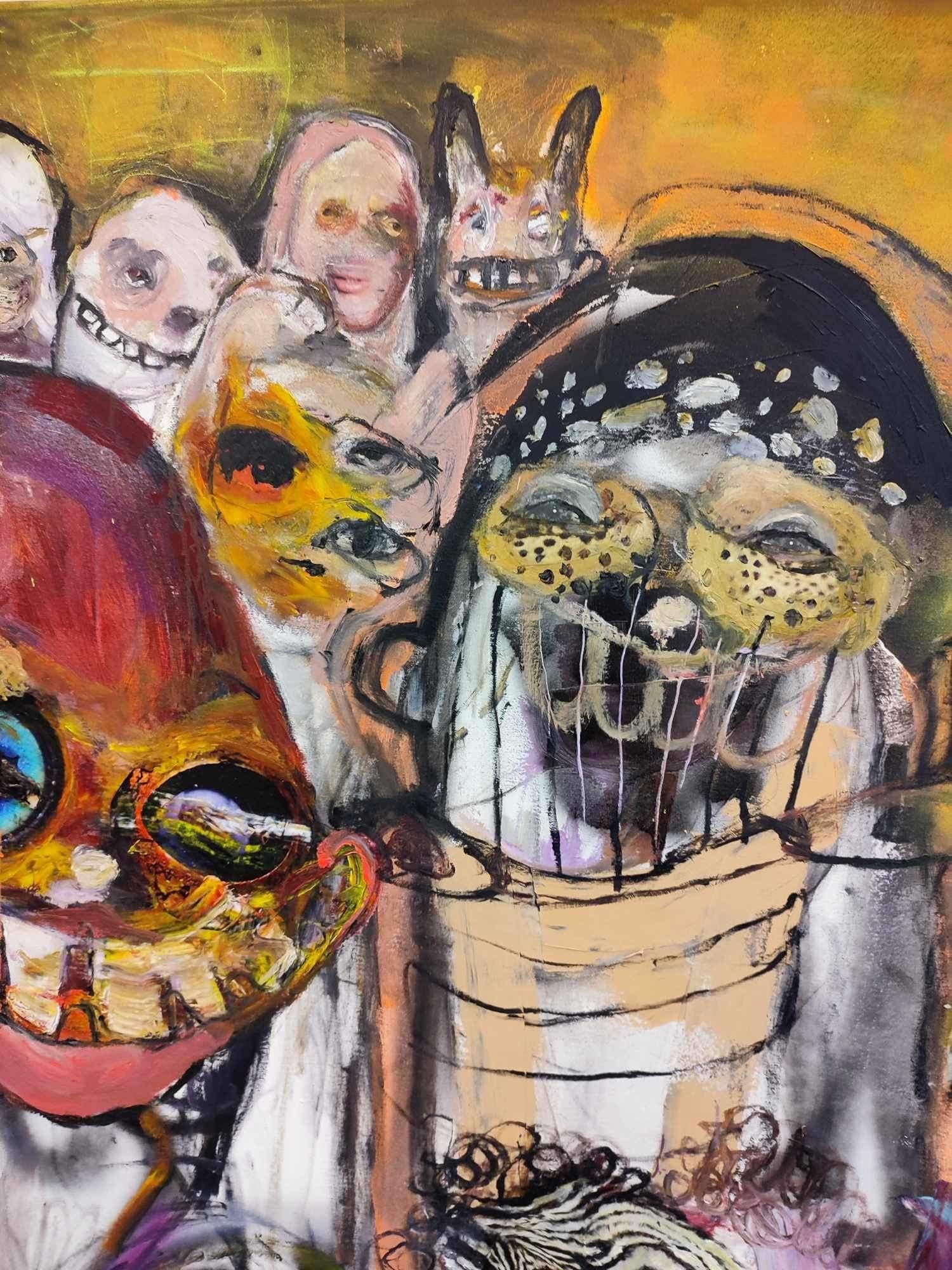 Art contemporain allemand de Juliane Hundertmark - Maskworld en vente 3
