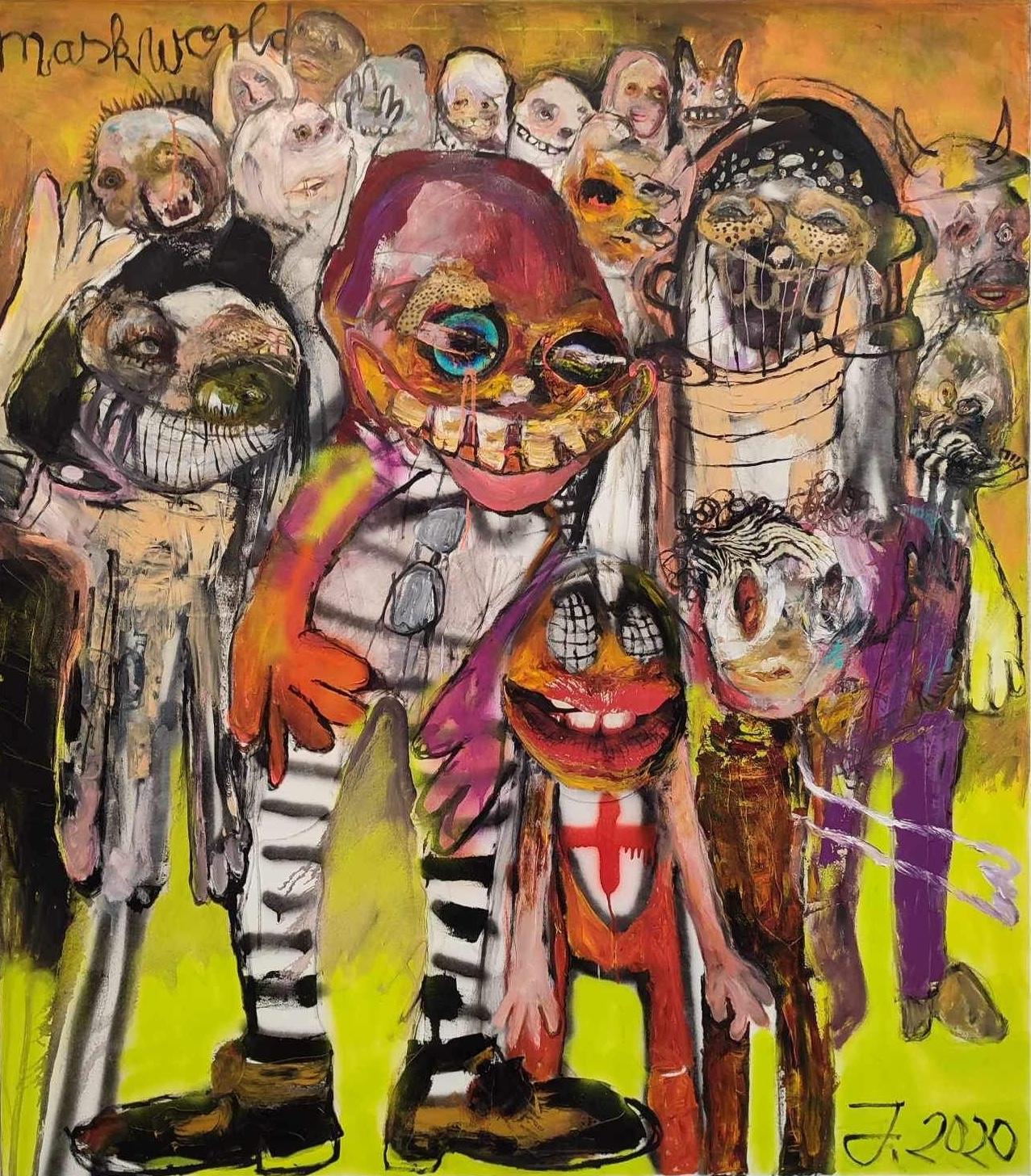 Huile sur toile

Juliane Hundertmark est une artiste allemande née en 1971 qui vit et travaille à Berlin, en Allemagne. Elle est considérée comme l'un des peintres émergents les plus originaux et les plus inventifs de Berlin. Juliane Hundertmark