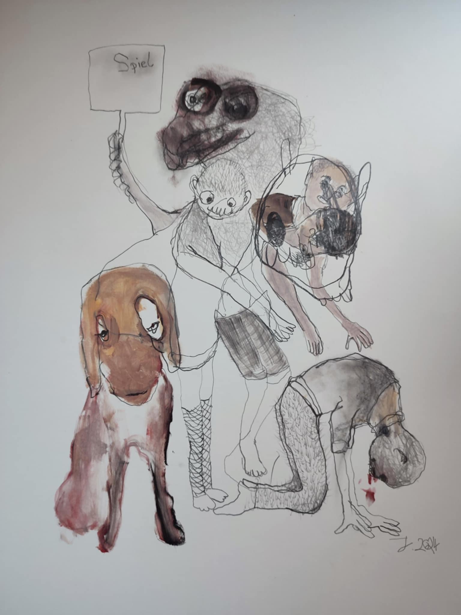 Deutsche Gegenwartskunst von Juliane Hundertmark - Ohne Titel 14