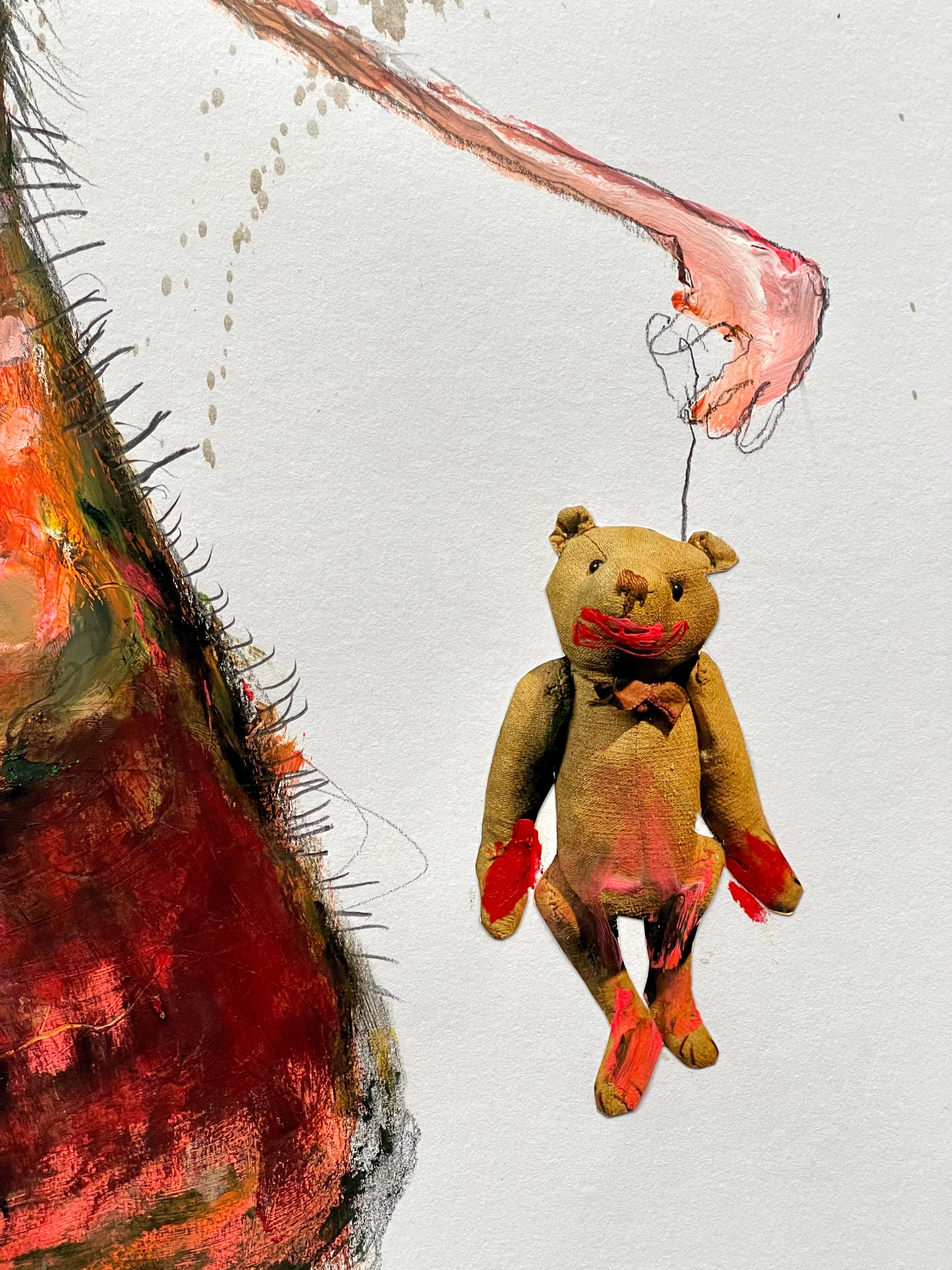 Jouer pour jouer - Expressionniste Mixed Media Art par Juliane Hundertmark