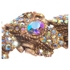 Julianna Delizza & Elster Bracciale AuroraBorealis incrostato in canna di fucile a sei legami