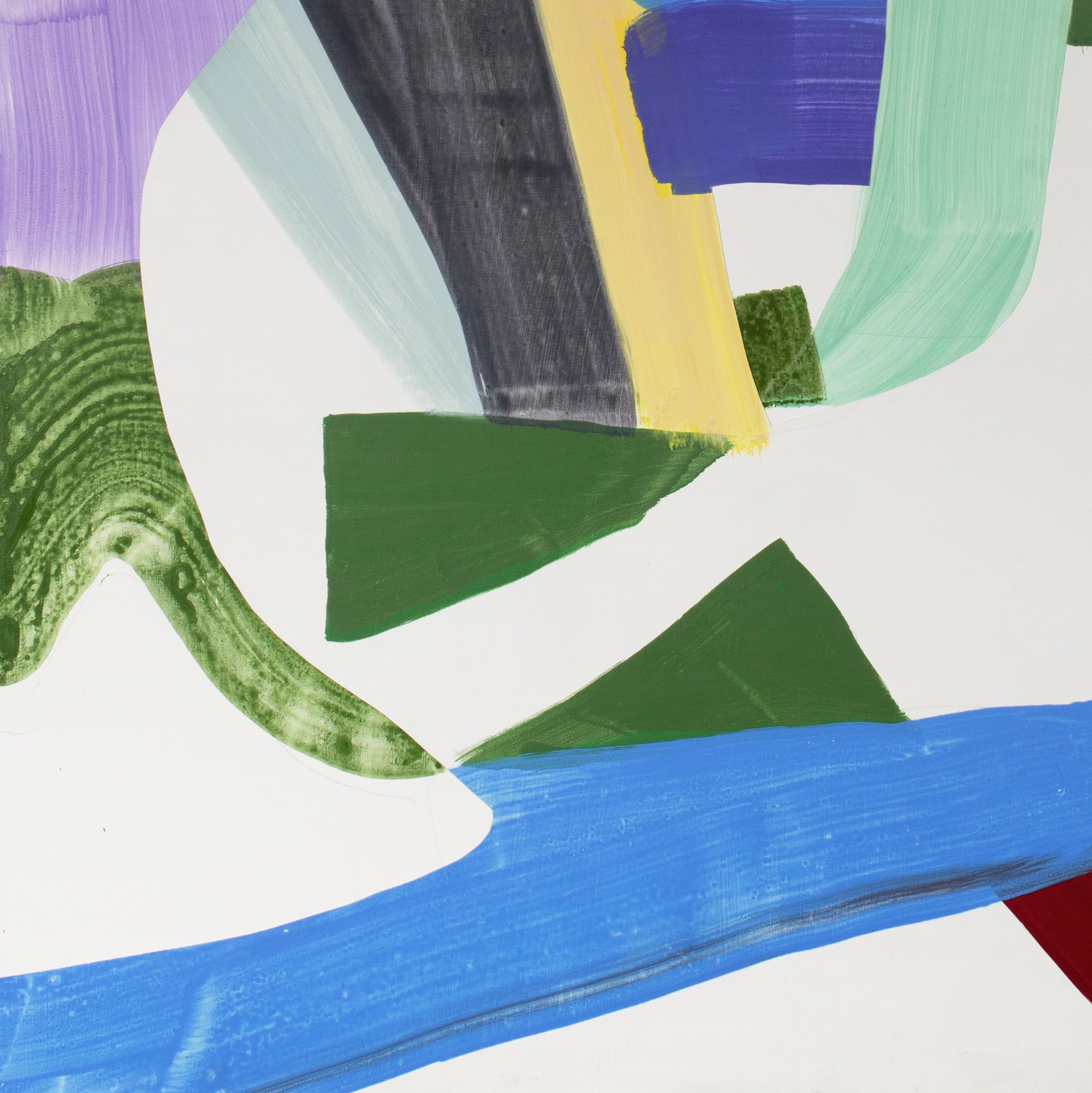 Breezeway - Abstract Painting by Julie Beugin