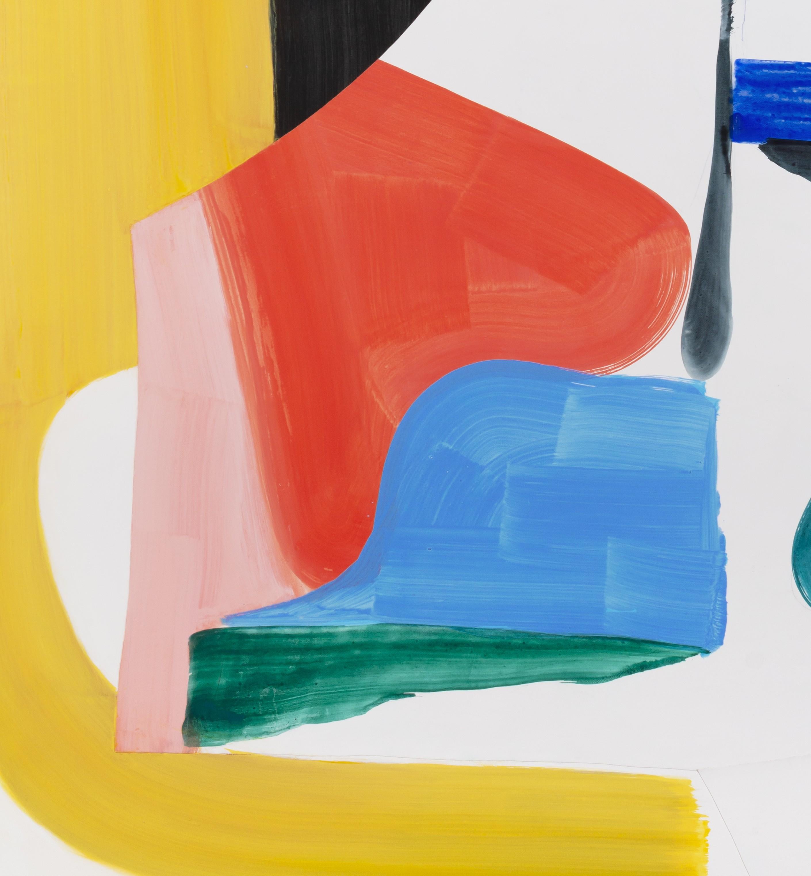 Chosen Corners - Abstract Painting by Julie Beugin