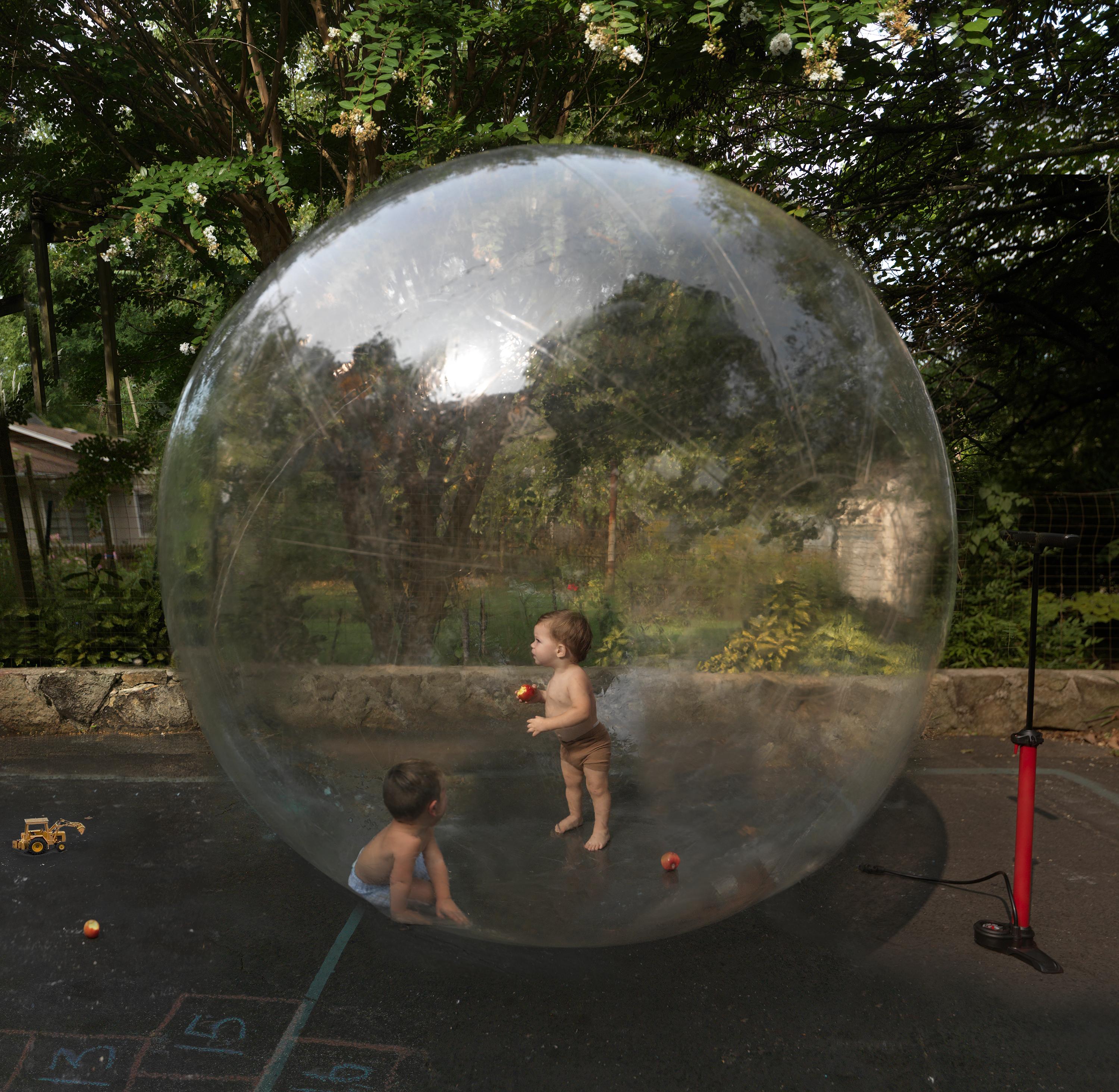 Julie Blackmon Color Photograph - Bubble