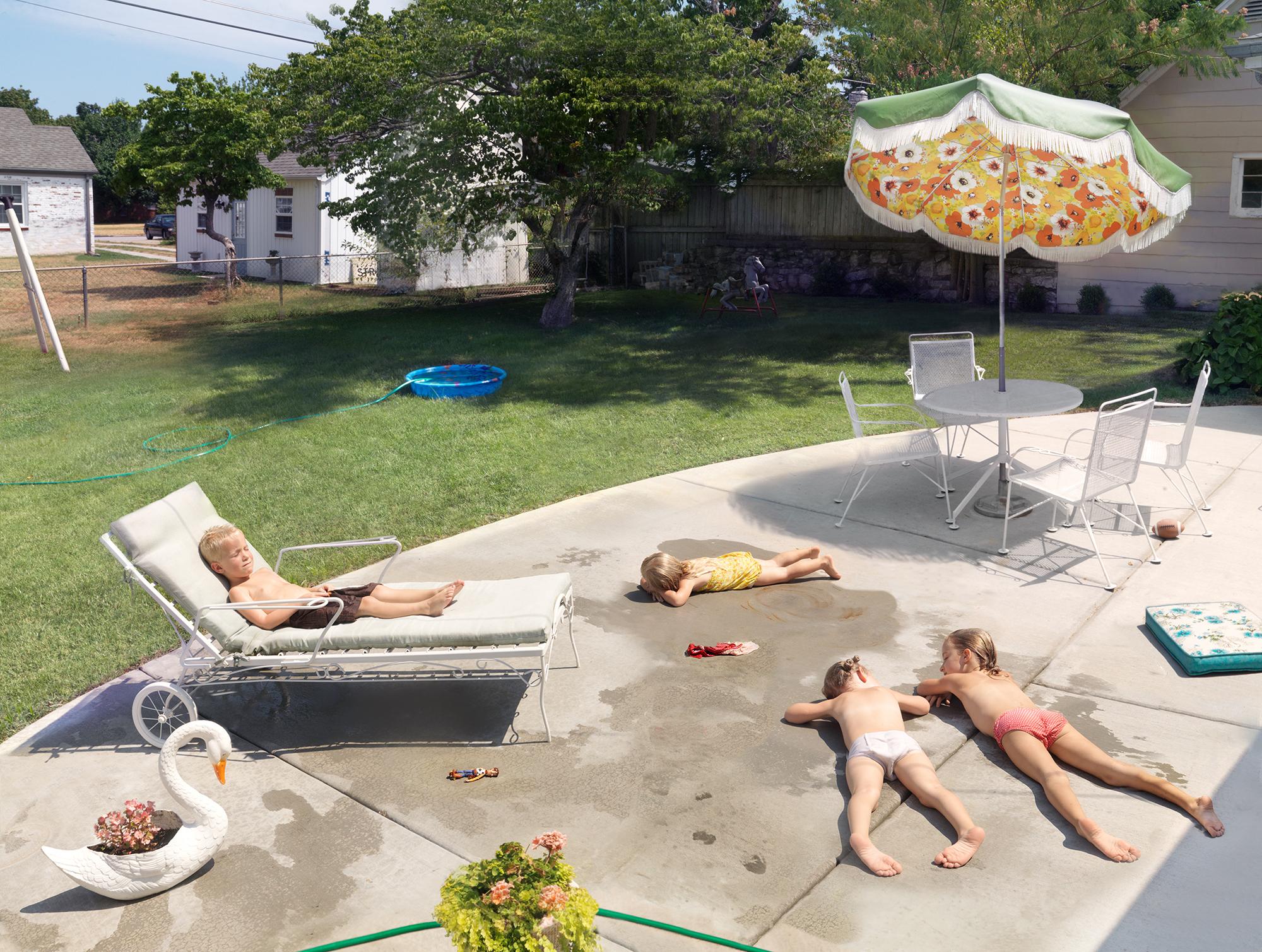 Julie Blackmon Color Photograph - Laying Out