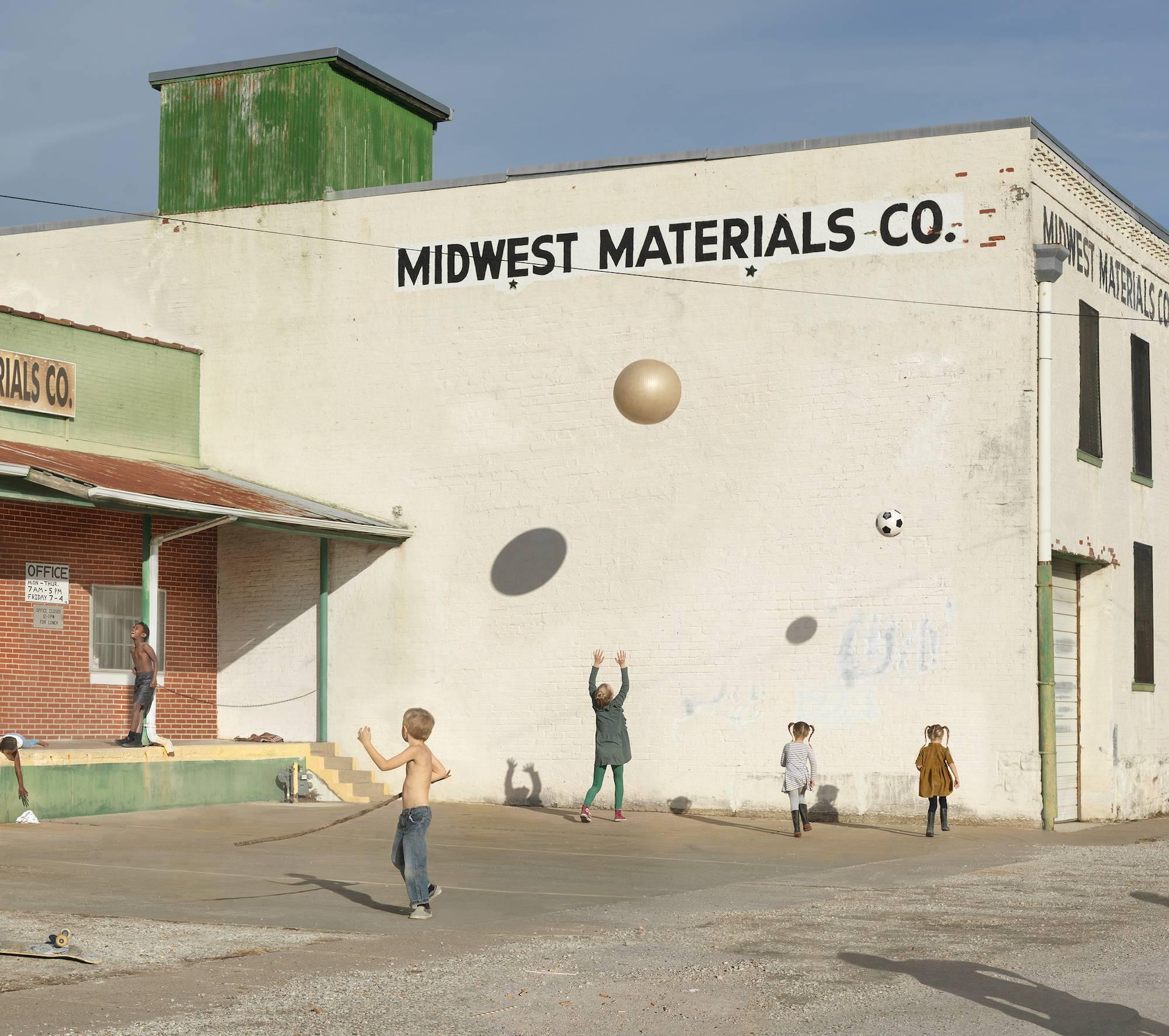 Julie Blackmon Color Photograph - Midwest Materials