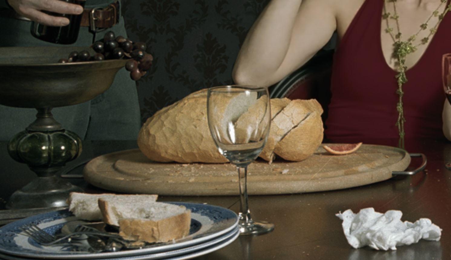 Dinner Party - Contemporary Art, Photography, Early 21st Century - Black Figurative Print by Julie Blackmon