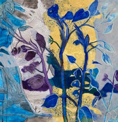 Summer Leaves  Mixed Media on Yupo Paper 20″ x 26″ Image 28 1/2″ x 34 1/2″