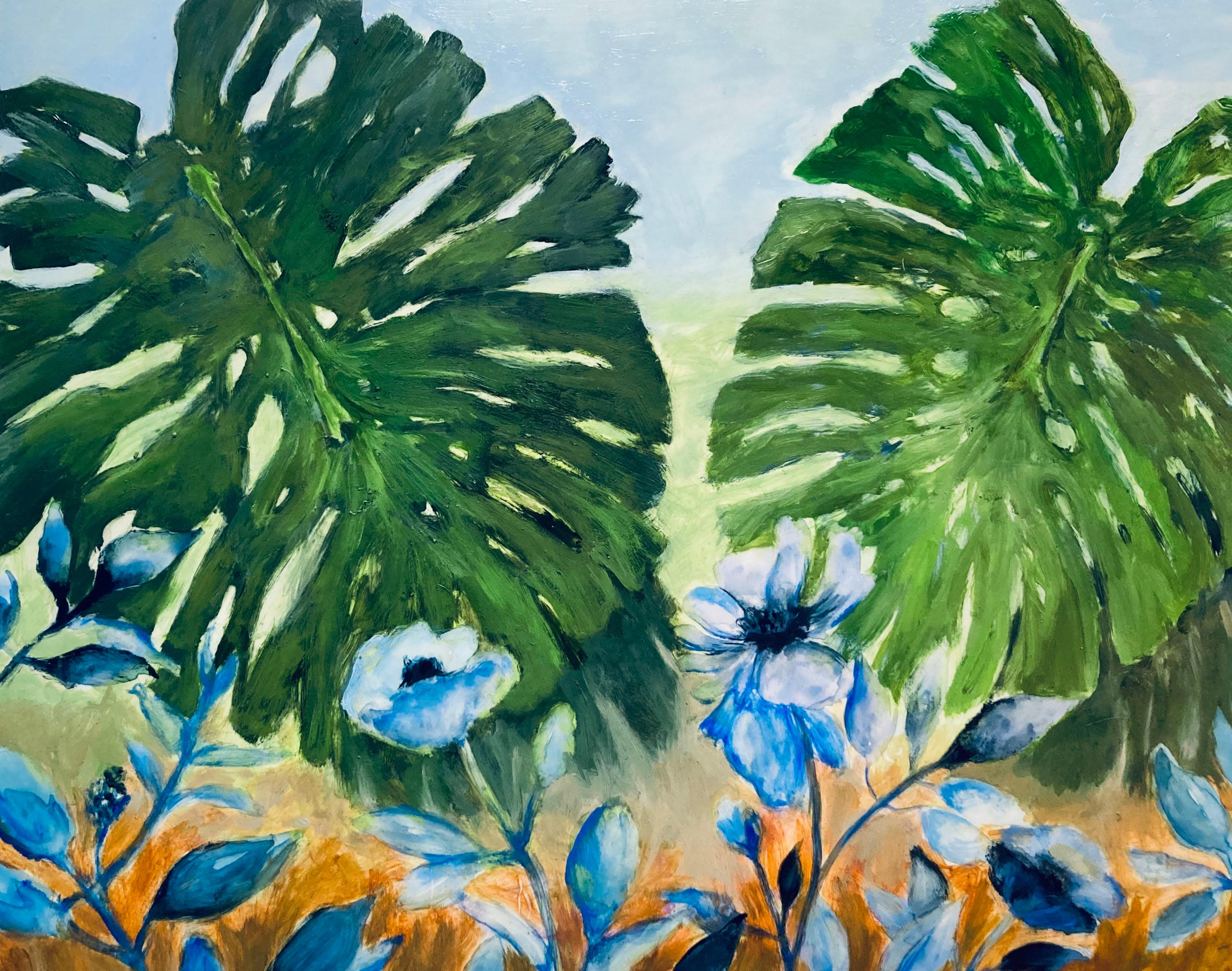 Baumstämme  Öl auf Stretched Canvas 40