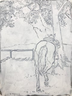 "At Rest" - Horse Painting - oil sketch - George Stubbs
