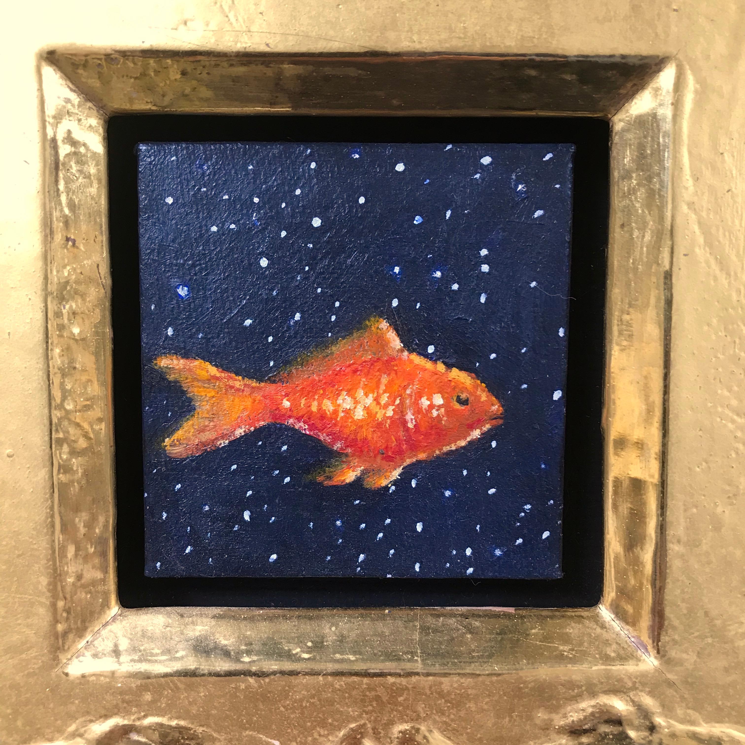 Goldfish - Painting by Julie Fleming-Williams
