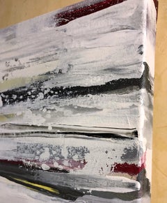 Movimento nel tempo, dipinto astratto originale, 2018