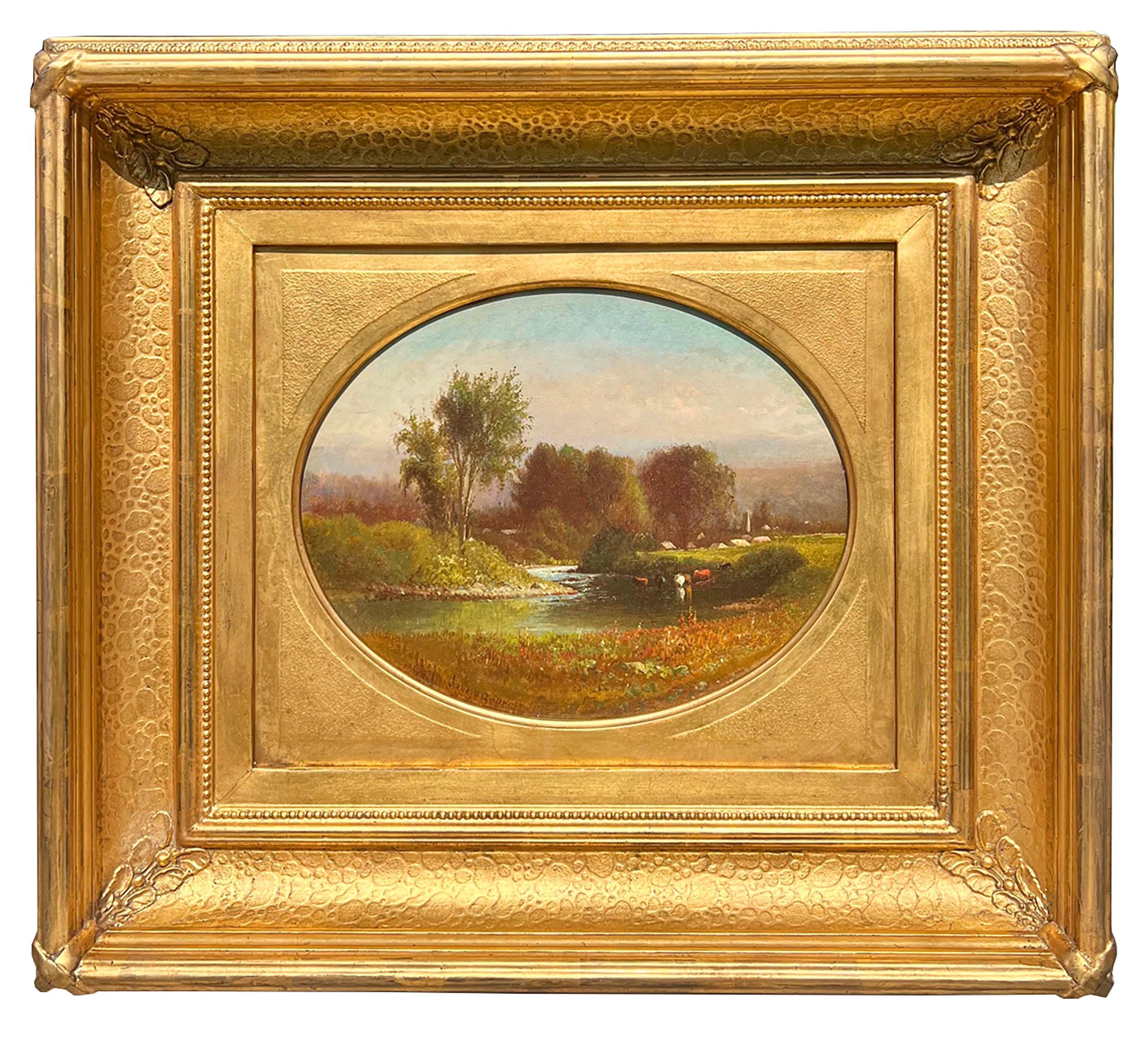 Estate lungo il fiume Boquet, 1875 di Julie Hart Beers (America, 1835-1913)