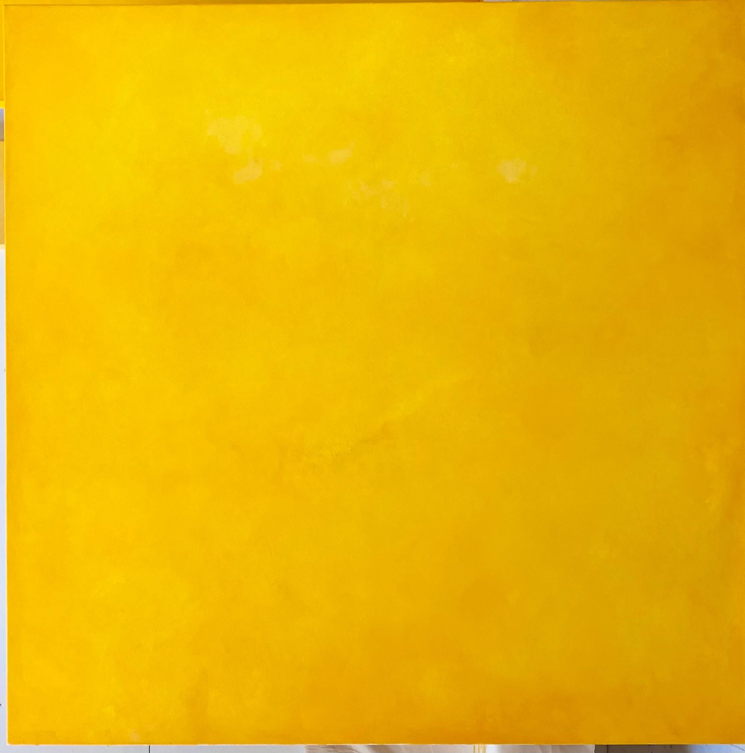 Saffron Veil #1 - Painting by Julie Hedrick