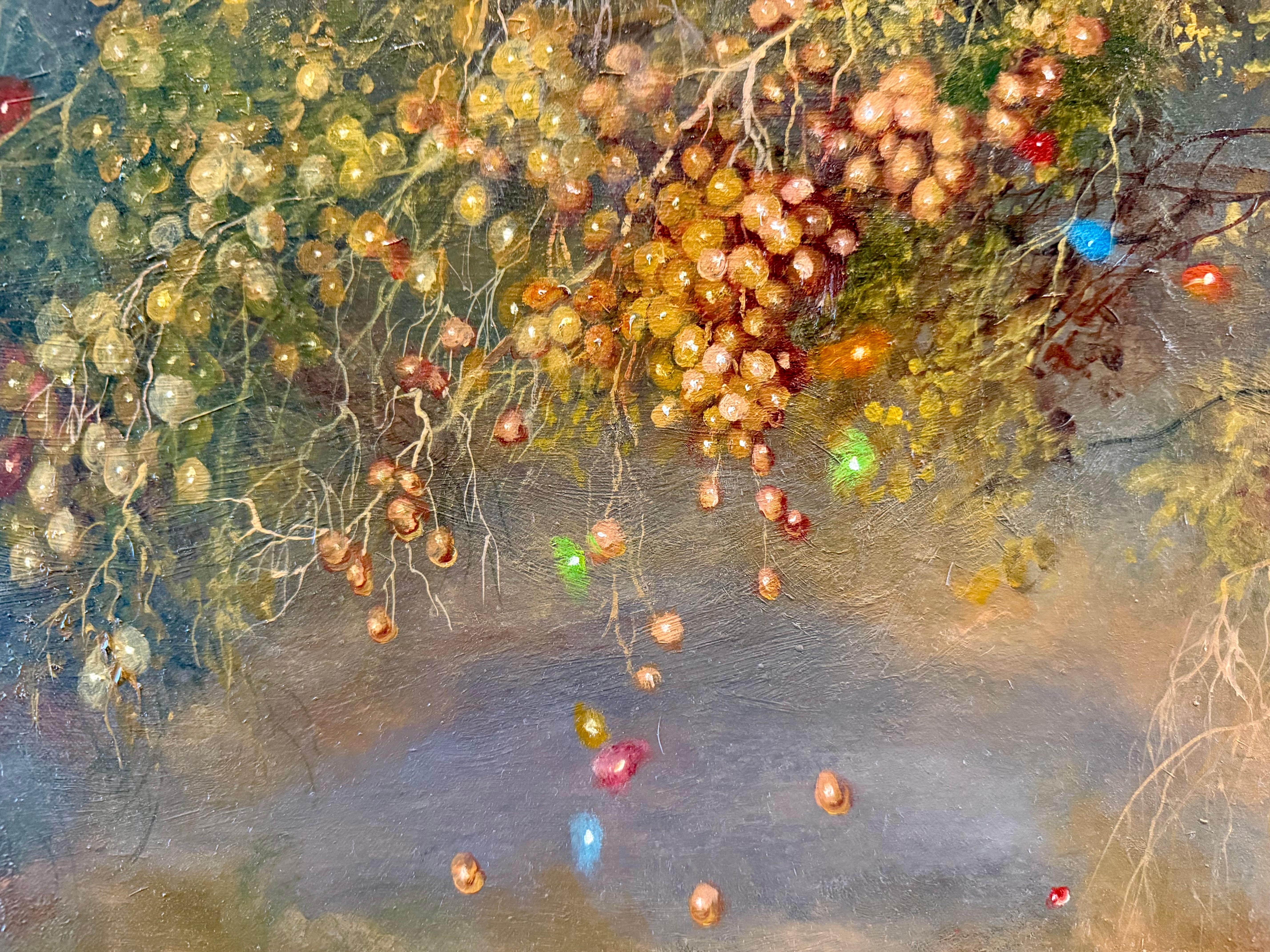 Selbstporträt als strahlender Körper, Öl auf Leinwand Gemälde von Julie Heffernan, 2004 im Angebot 11