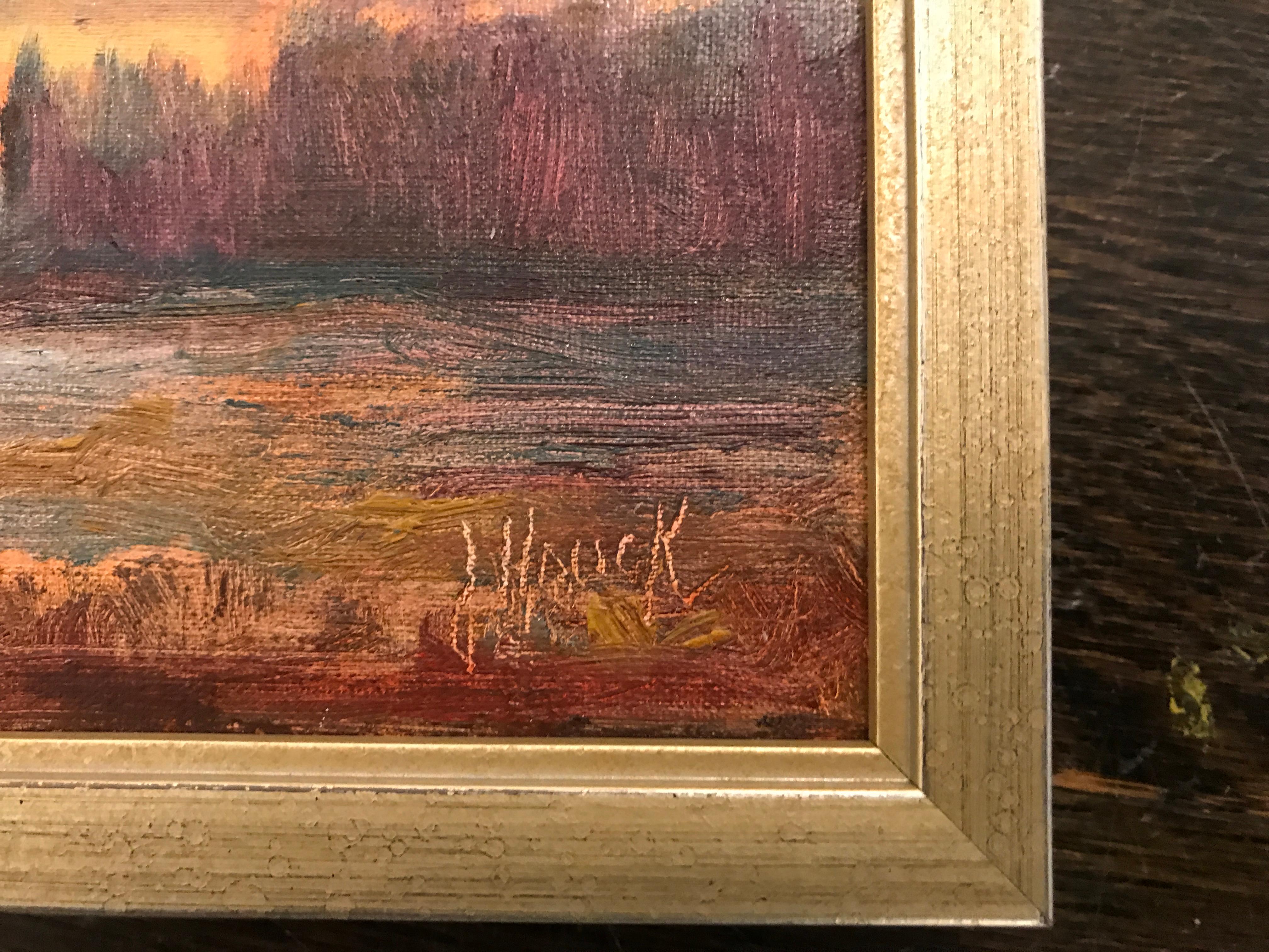 Breaking Through by Julie Houck, Post-Impressionist Landscape Oil Painting 2