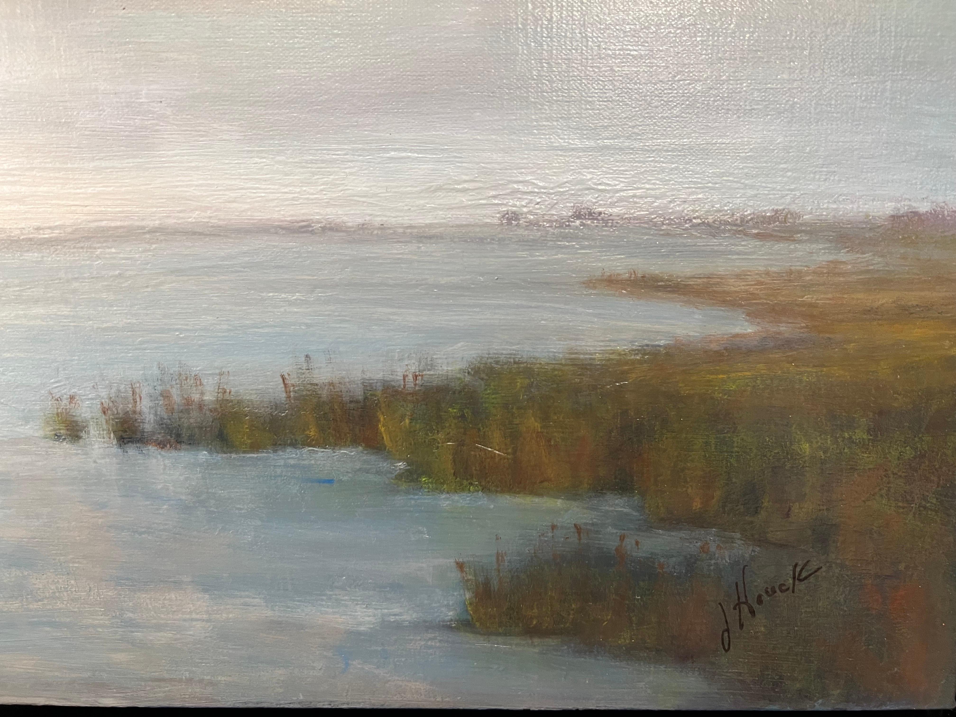 Dreamscape von Julie Houck, postimpressionistische Landschaft, Ölgemälde 6