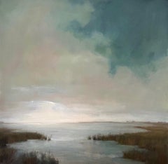 Dreamscape von Julie Houck, postimpressionistische Landschaft, Ölgemälde