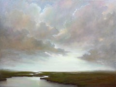 « Where Do Your Dreams Take You » de Julie Houck, grande huile sur lin