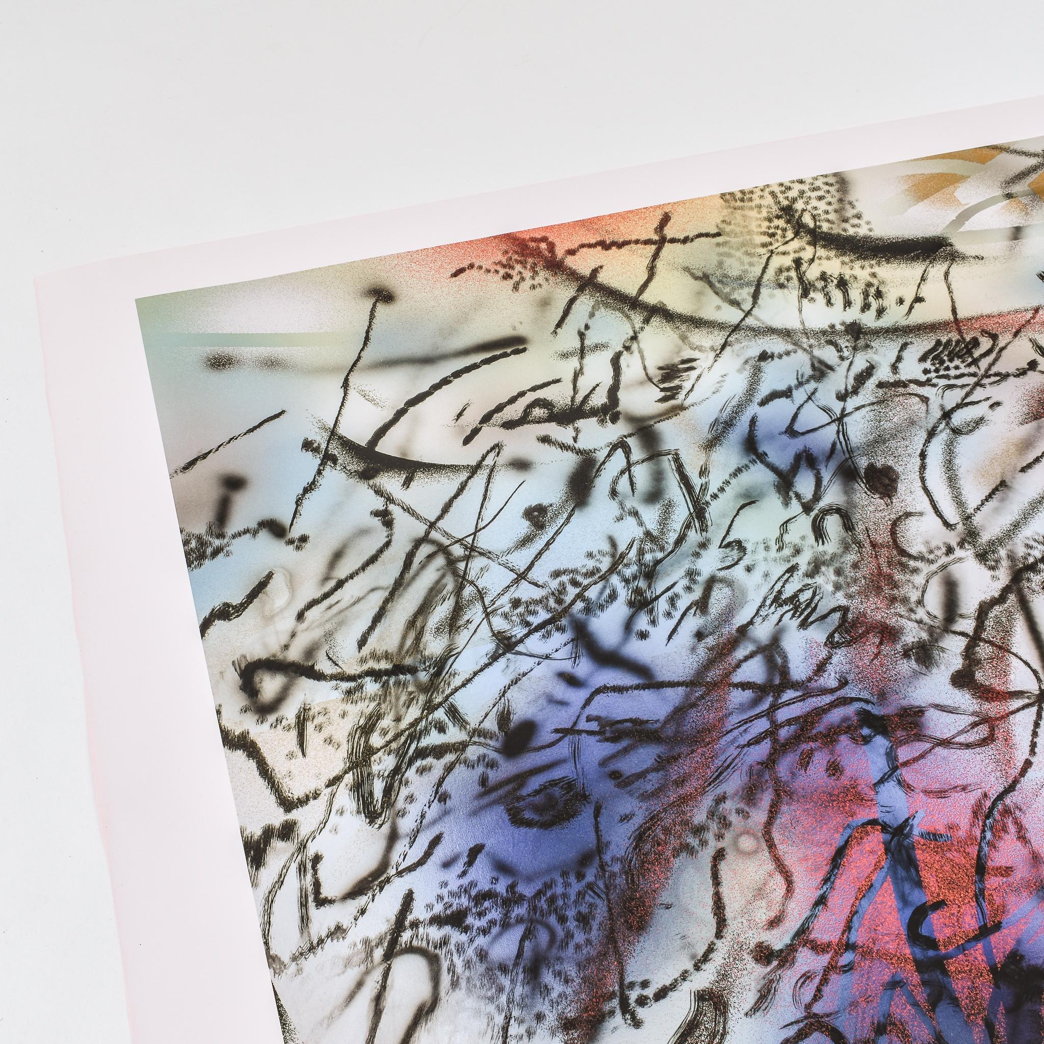 Zu den Multitude III gehören – Print von Julie Mehretu