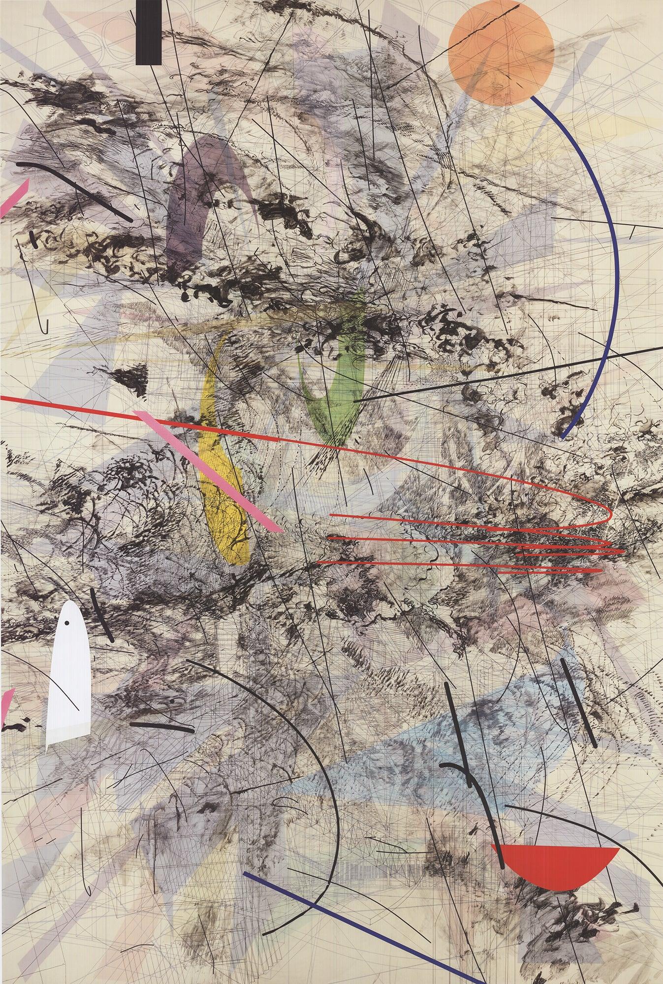 Julie Mehretu  'Easy Dark' For Sale 1