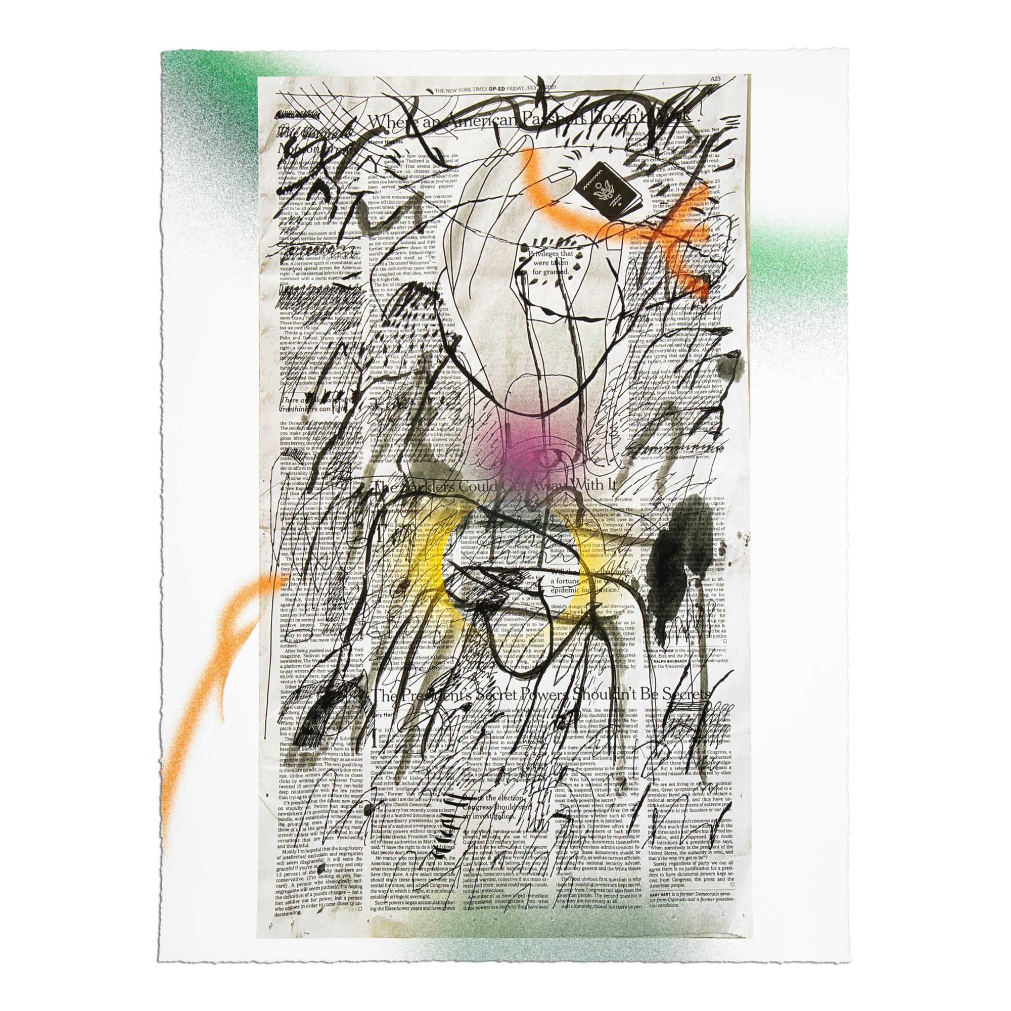 Julie Mehretu - Julie Mehretu, Privileges Taken for Granted ...