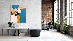 Finding Balance - Tranquil Buntes abstraktes Gemälde