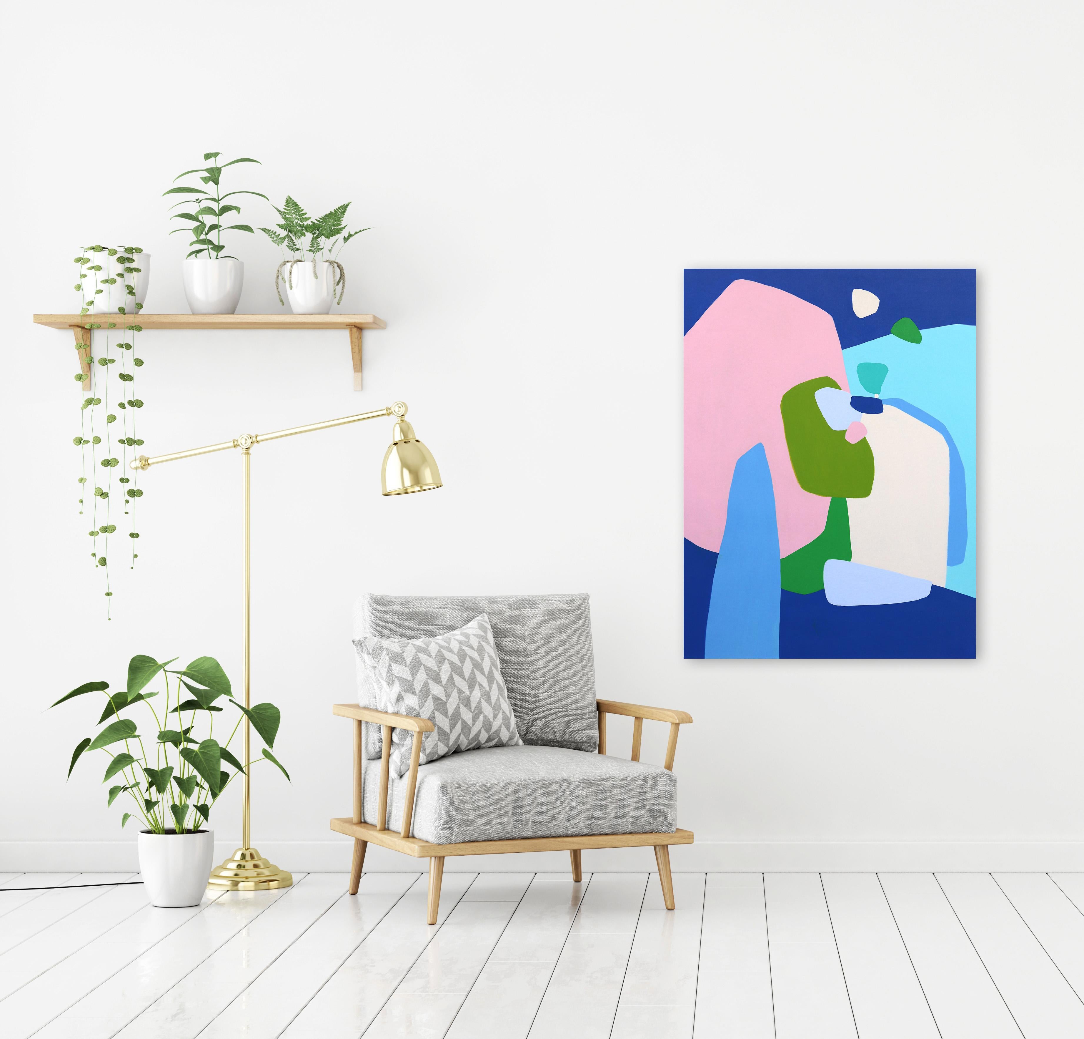 Spring Fling 1 - Large Colorful Abstract Painting For Sale 4