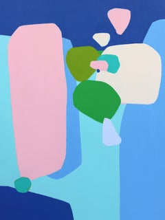 Spring Fling 2 - Großes farbenfrohes abstraktes Gemälde