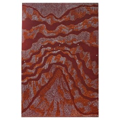 Julie Nangala Robertson, Ngapa Jukurrpa, Acrilico su tela, 2015